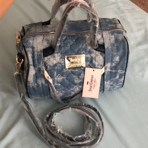 🚫SOLD🚫Juicy Couture Quilted Denim Satchel